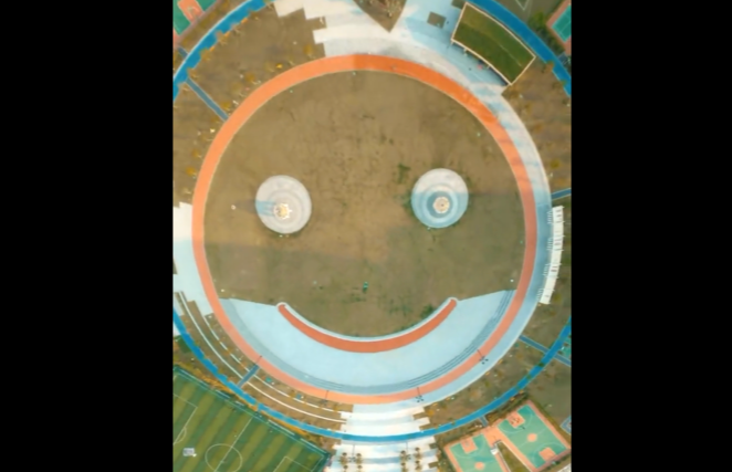 瞰珠海 | 太驚喜！橫琴巨型“笑臉”一笑傾城……